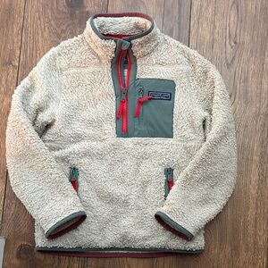 Vineyard Vines Sherpa Boys Quarter Size Size 7